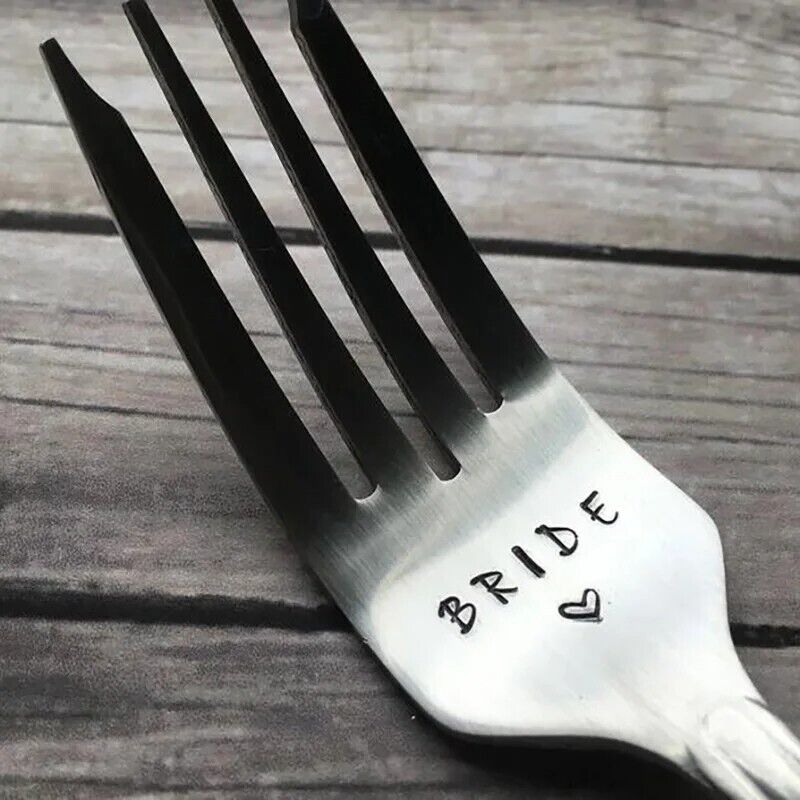 Bride Groom Forks Beach Country Wedding Favors Newlywed Bachelor Hen Party Gifts