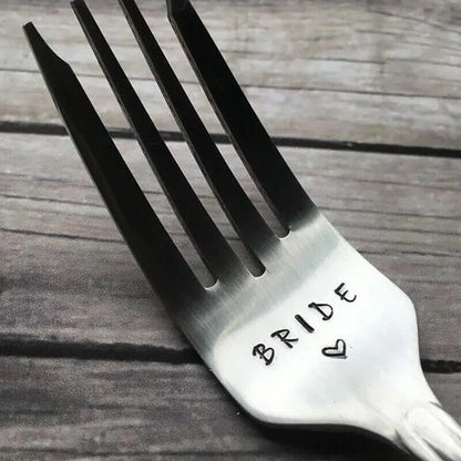 Bride Groom Forks Beach Country Wedding Favors Newlywed Bachelor Hen Party Gifts