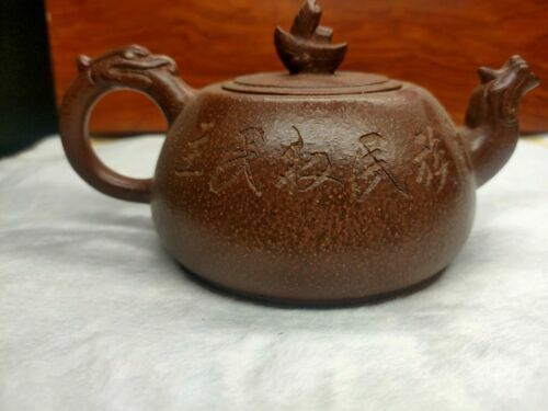 Chinese Yixing Zisha Clay Handmade Exquisite Teapot #8488550