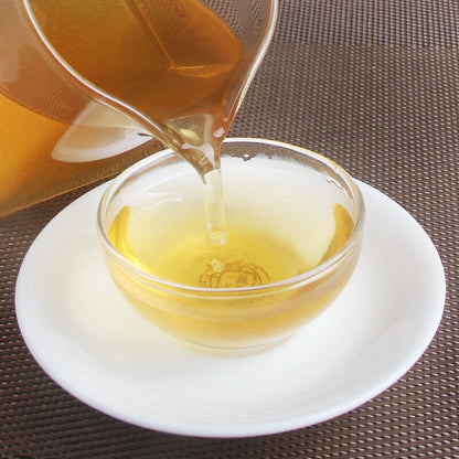 100g Yunnan Menghai He Kai Sun Green Pu-erh Raw Tea Cake Seven Seed Cake Tea