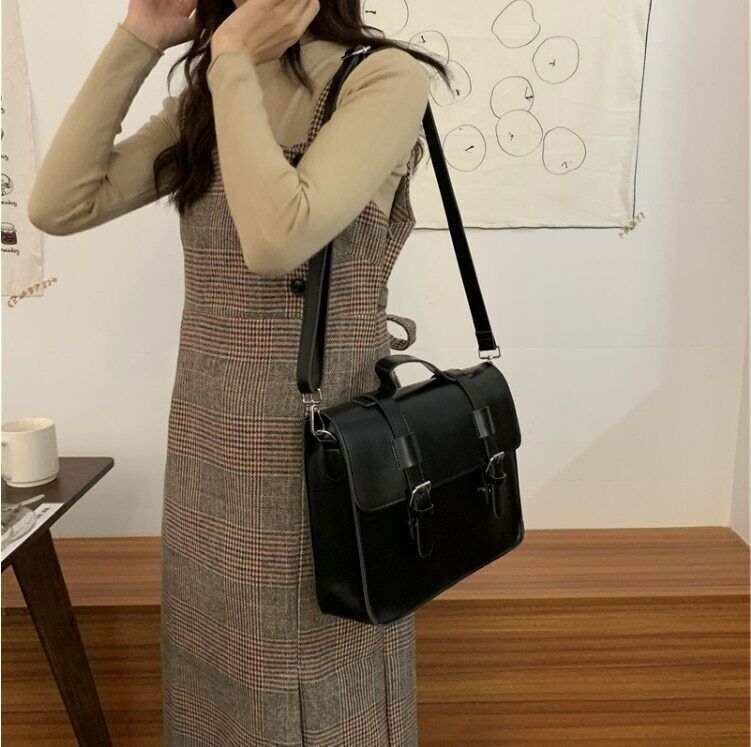 Student School Bag Pu Leather Female Bags Women Shoulder Bag Ladies Totes