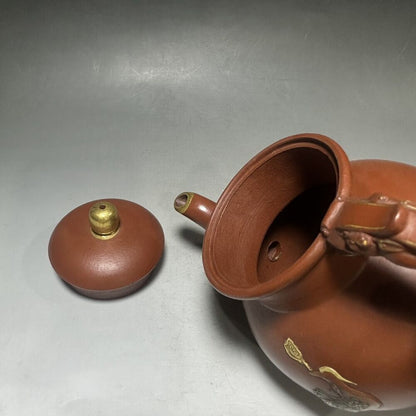vintage chinese yixing purple clay teapot zisha ceremony teaware collection rare