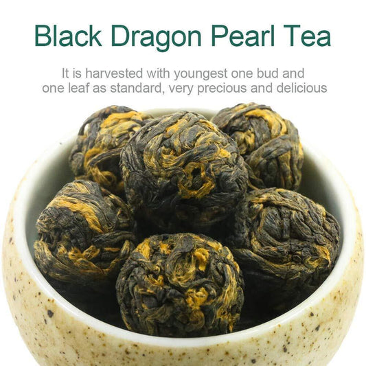 2023 FullChea Black Dragon Pearl Tea - Special Yunnan Black Tea 113g