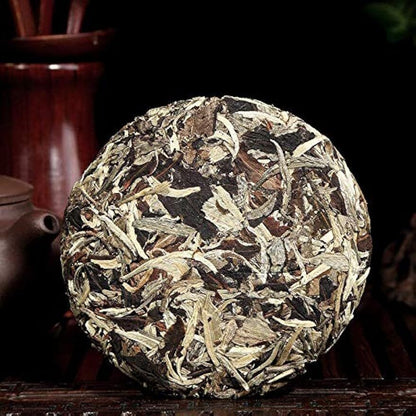Yunnan Organic Pu'er Moonlight Beauty White Buds Pu-erh Tea Raw Cake Puer 100g