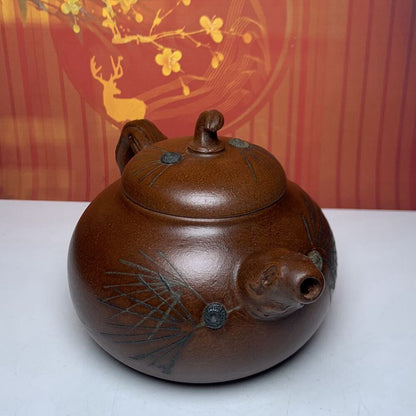 Vintage Chinese Yixing Purple Clay Teapot Zisha Ceremony Exquisite Teaware Rare
