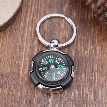 Outdoor Camping Hiking Mini Compass Navigator Portable Keychain Tool 7*3.5CM 1PC