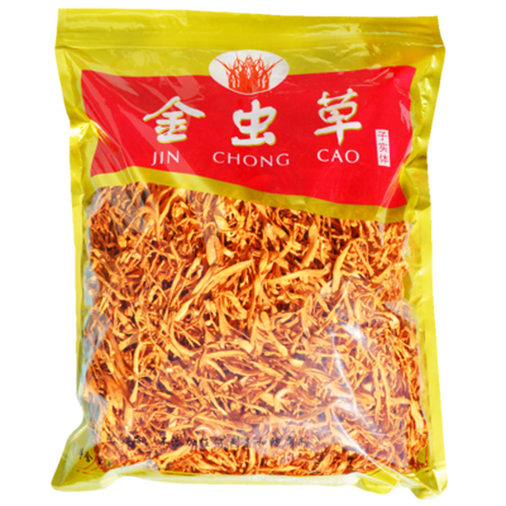 500g Organic Cordyceps Sinensis Dried Mushroom Top Chinese Tradition Medicine