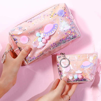 Cute Make Up Bags Traveling Cosmetic Case Zipper Handbag Organizer Storage Pouch