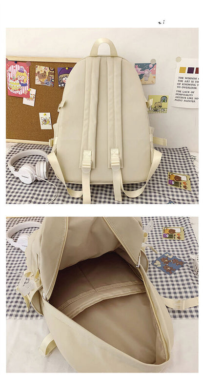 Cartoon Pochacco Casual Backpack Schoolbag Student Travel Bag Handbags Unisex