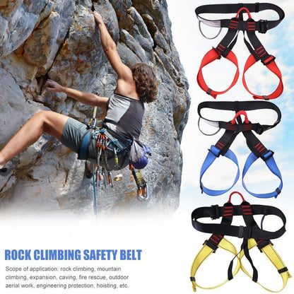 Outdoor Sports Rock Climbing Harness Waist Half Body Safety Belt Body Harness