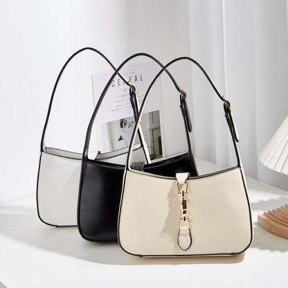 Bags Simple Purse Underarm Handbags Clutch Top Handle Bags Zipper Large Totes
