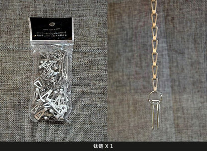Titanium Hanging Chain Outdoor Camping Cookware Ultralight 38g Stainless Steel