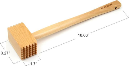 Wooden Meat Mallet Tenderizer Tool Chicken Poultry Pounder Steak Hammer Kitchen