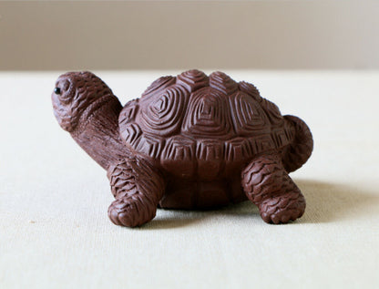 chinese yixing zisha tea pet turtle decoration Purple Clay longevity turtles
