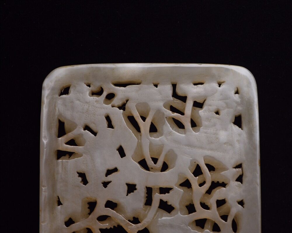 Collection Chinese Hetian Jade Hand Carved Nice Animal Statue Figurines Artwork