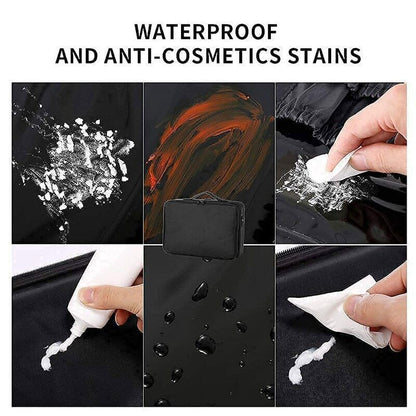 Makeup Bag Embroidered Art Clapboard Makeup Case Cosmetic Bags Women