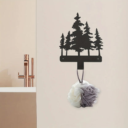 Metal Silhouette Key Hooks, Household Multi-Purpose Clothes Bag Key Hooks