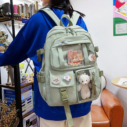 Women Backpack School Bag Teen Girls Rucksack Student Bookbags