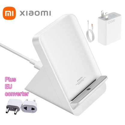 Genuine Xiaomi Vertical Air-Cooled 80W Wireless Charger+120W Fast Charging kit