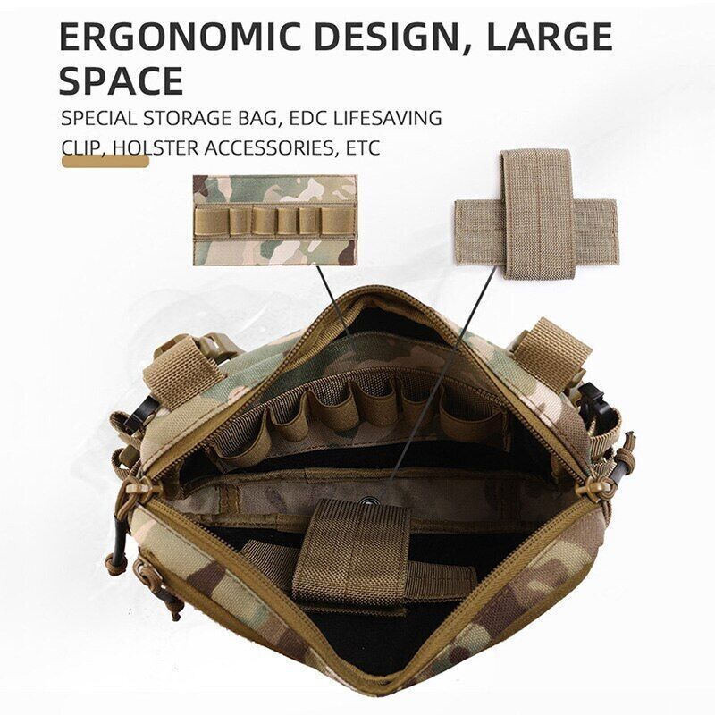 Outdoor Tactical Hunting Chest Bag Men Nylon Camping Daily Hiking Backpack
