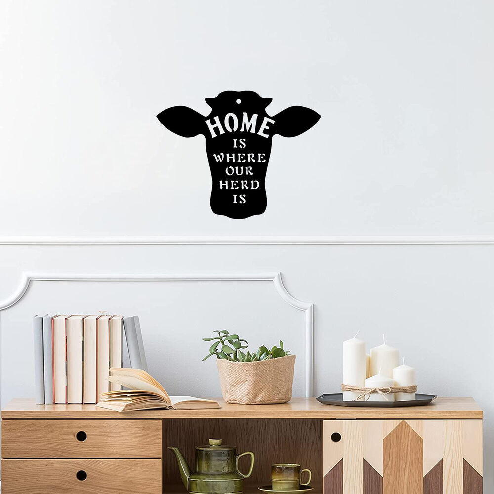 Buy Our Tea Cow Metal Sign