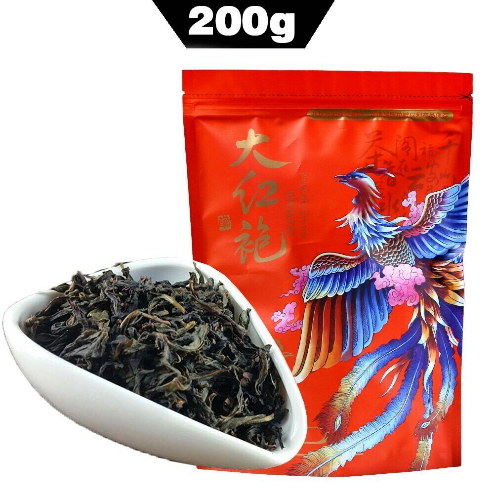 200g Premium Da Hong Pao Tea Big Red Robe Oolong Tea Wuyi Rock Tea Flower Aroma