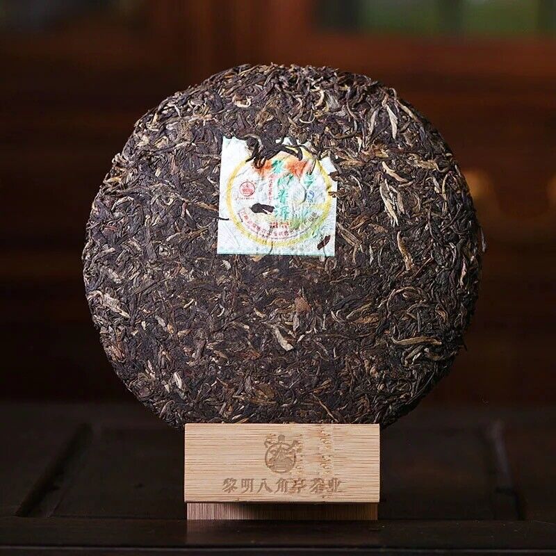 Li Ming Octagonal Pavilion Peacock Township Puerh Tea Cake 2007 357g Raw Puer