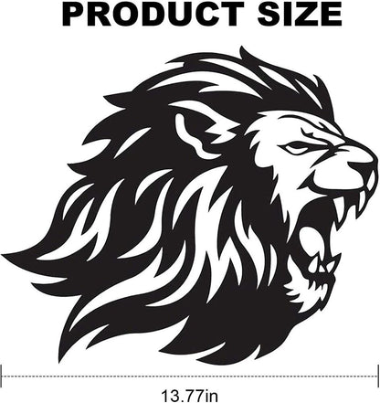 Lion King Metal Silhouette, Metal Wall Art Sculpture, Lion Wall Logo