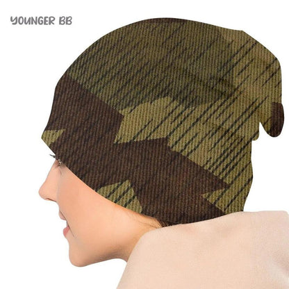 Hat German Splittertarn Camo Skullies Beanie Ski Cap Army Camouflage Bonnet Hats