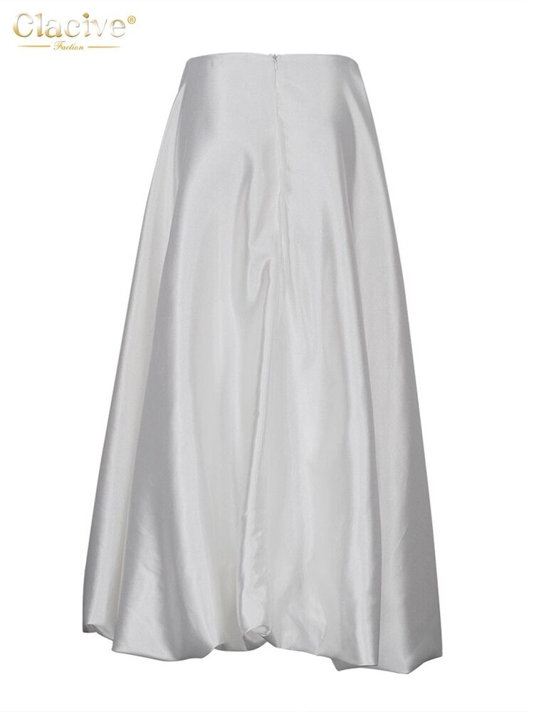 Women Office Lady Ankle-Length Skirt Casual Loose Skirt Female Clothes