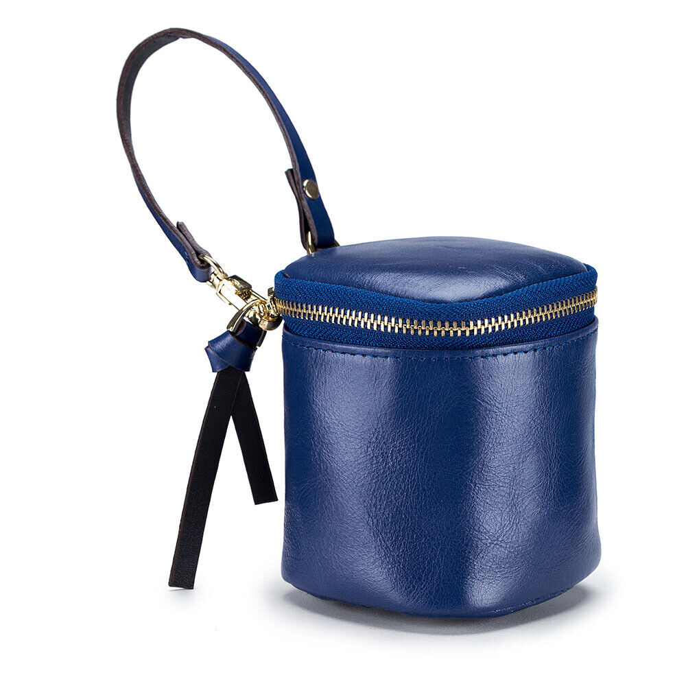 New Designer Genuine Leather Women's Zipper Wallet Mini Coin Purse Lipstick Bag