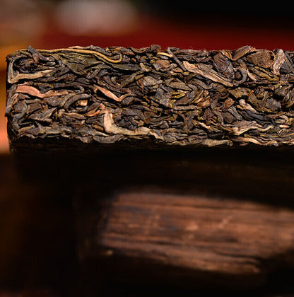 Pu'er Raw Tea 1KG Five Year Old Pu'er Tea Brick Uncooked Pu'er Tea-