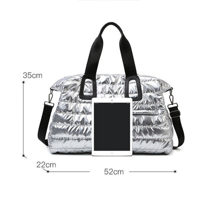Women Big Capacity Quilted Yoga Sport Handbag Fitness Bag Travel Crossbody Bags