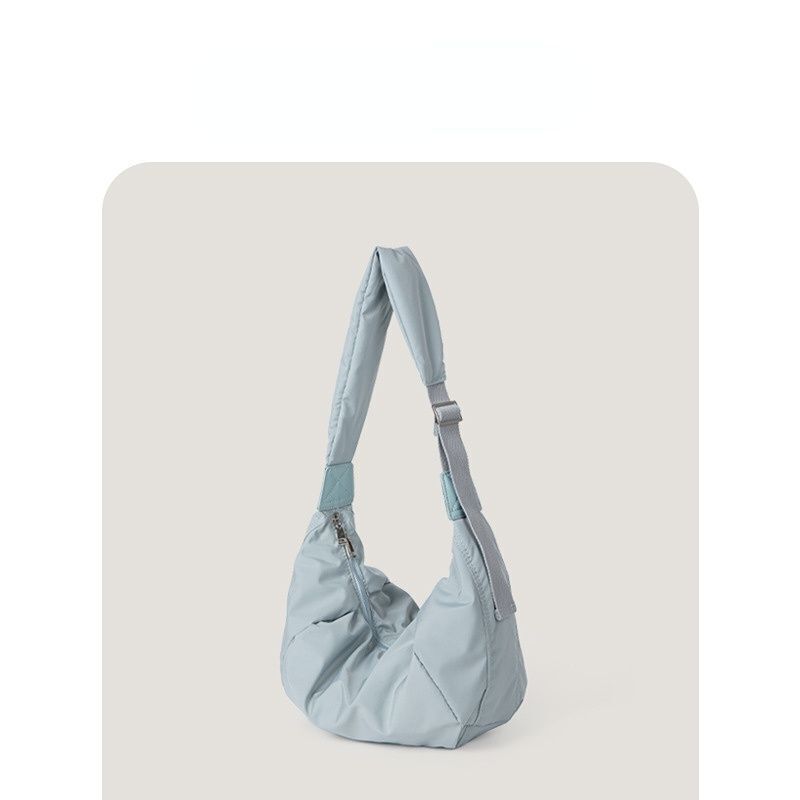 Cotton Bags Filled Nylon Large Single Shoulder Crossbody Dumpling Shape Bag 1 PC