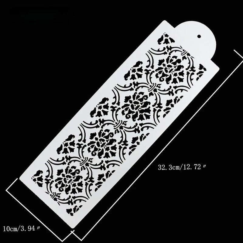 Cake Molds Hollow Plastic Flower Figure Stencil Fondant Spray Painting Templates