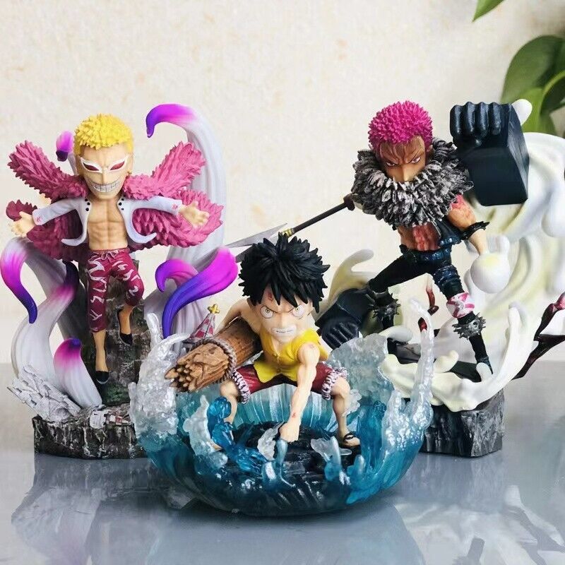 Anime One Piece Charlotte Katakuri Luffy Donquixote Doflamingo PVC Action Figure