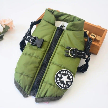 Pet Vest Jacket Warm Puppy Dog Winter Waterproof Clothes Small/Large Padded Coat