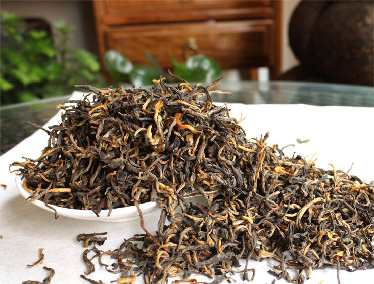 2.2lbs/ 36OZ Bulk Dian Hong Tea,Pure Chinese Yunnan Black cha 1 kg free shipping