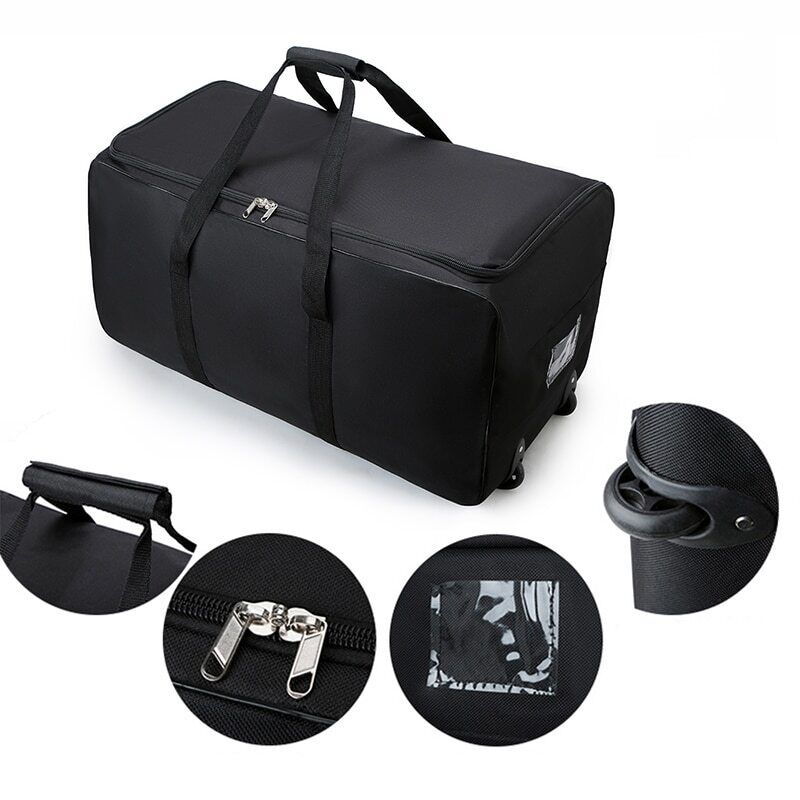 Universal Wheel Travel Bag Portable Travel Suitcase Durable Oxford Handbag