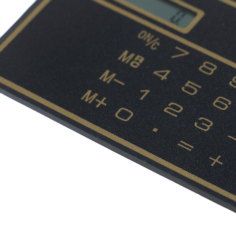 Mini Calculator Credit Card Size Stealth School Cheating Pocket Size 8 DigI-ca