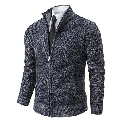 Winter Jackets Men Sweatercoat Knit Outerwear Mens Coat Jacket