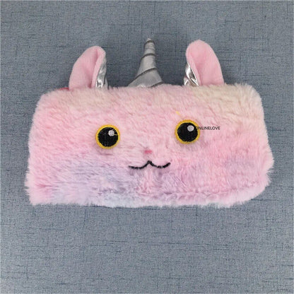 Tissue Pumping Storage Box Kawaii Plush Stuffed Doll Lovely Soft Unicorn Case
