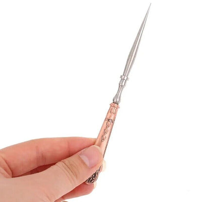 Sewing Awl Stainlless Steel Leather Punch Hole Tool Round Crafts Embroidery 12cm