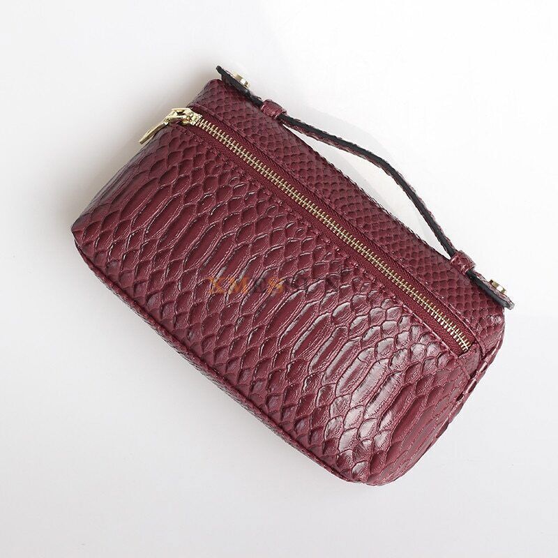 Pattern PU Leather Clutch Bag Women Trendy Make Up Handbag Purse Bag