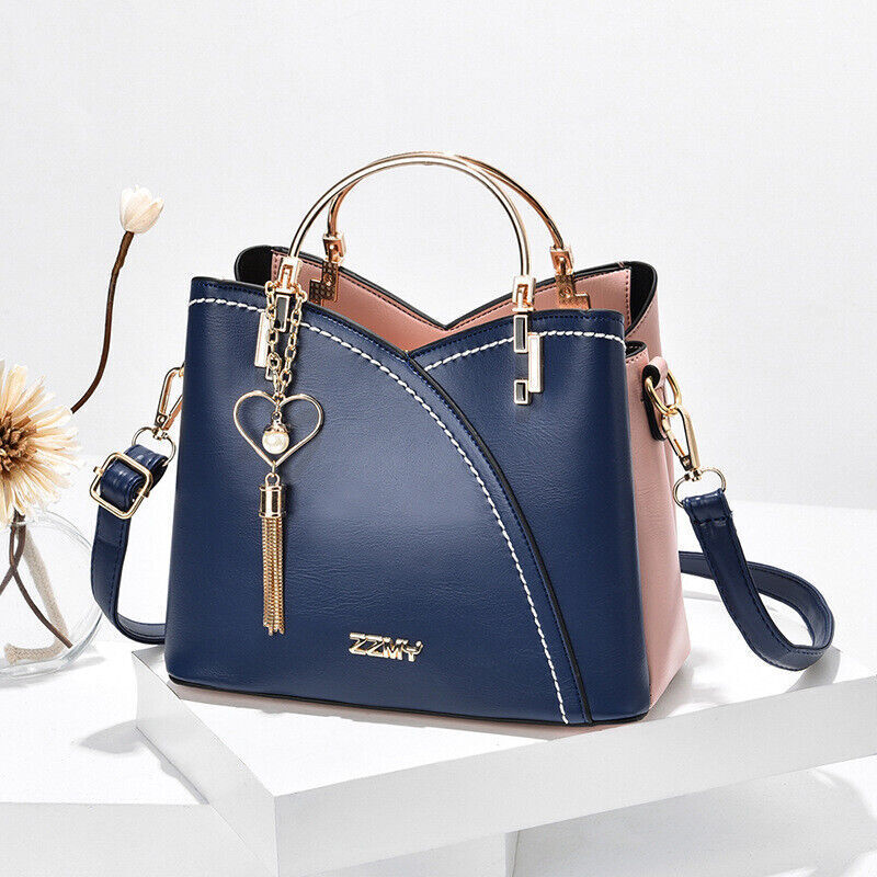 Faux Leather Shoulder Bag Tote Purse Handbags Messenger Crossbody Satchel