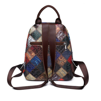 Leather Backpack Women Casual Small Ladies Travel Bag Backpack Teenage Girls