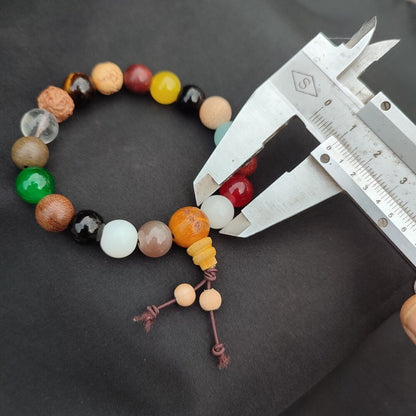 Bodhi Mala Monk Tibetan Rosary Buddha Amitabha Praying Multiple Colors Bracelet