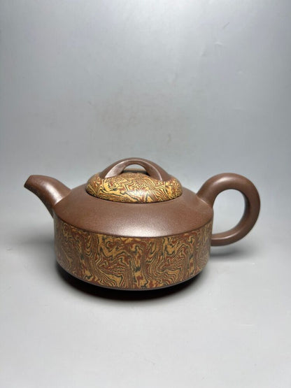 Chinese Yixing Zisha Clay Handmade Exquisite Teapot （汉君 底款：徐汉棠）