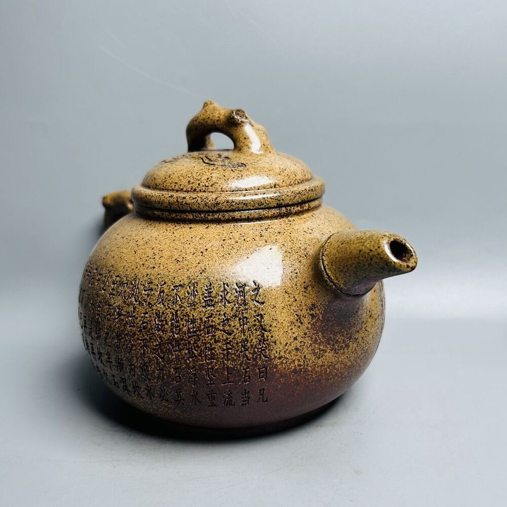 Vintage Chinese Yixing Purple Clay Teapot Zisha Ceremony Gift Teaware Exquisite