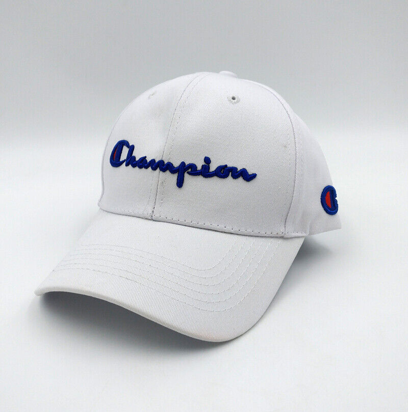 Champion Sport Baseball Cap Snapback Hip Hop Hat Embroidery Rare Golf White Cap